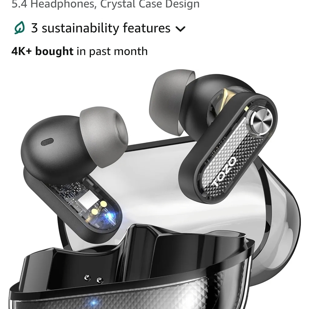 TOZO Wireless Earbuds with Charging Case